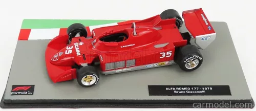 ALFA ROMEO  F1  177 N 35 SEASON 1979 BRUNO GIACOMELLI  RED WHITE