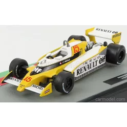   RENAULT  F1 RS10 N 15 SEASON 1979 JEAN PIERRE JABOUILLE  YELLOW WHITE