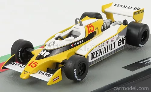 RENAULT  F1 RS10 N 15 SEASON 1979 JEAN PIERRE JABOUILLE  YELLOW WHITE