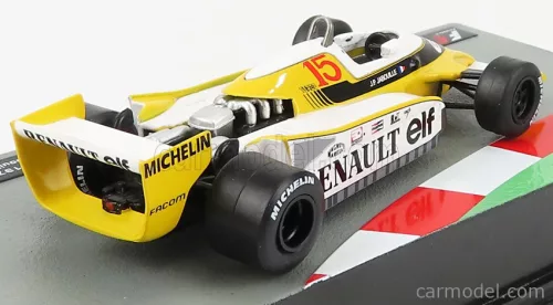 RENAULT  F1 RS10 N 15 SEASON 1979 JEAN PIERRE JABOUILLE  YELLOW WHITE