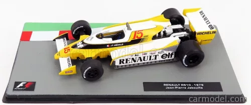 RENAULT  F1 RS10 N 15 SEASON 1979 JEAN PIERRE JABOUILLE  YELLOW WHITE