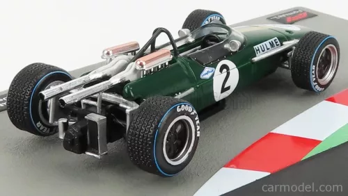 BRABHAM  F1  BT24 N 2 DENNIS HULME SEASON 1967 WORLD CHAMPION  GREEN GOLD