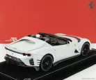 FERRARI  812 COMPETIZIONE A SPIDER N 16 PERSONAL CAR CHARLES LECLERC 2022 - CON VETRINA - WITH SHOWCASE  BIANCO ONDA MARINA - MATT WHITE
