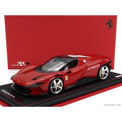   FERRARI  DAYTONA SP3 2022 - CON VETRINA - WITH SHOWCASE  ROSSO CORSA - RED