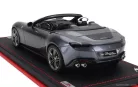 FERRARI  ROMA SPIDER OPEN 2020 - CON VETRINA - WITH SHOWCASE  BLU ROMA - BLUE GREY MET