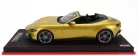 FERRARI  ROMA SPIDER OPEN 2020 - CON VETRINA - WITH SHOWCASE  GIALLO MONTECARLO - YELLOW MET