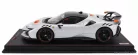 FERRARI  SF90 XX STRADALE 2024 - CON VETRINA - WITH SHOWCASE  BIANCO ARTICO - WHITE MET ORANGE BLACK