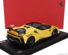 FERRARI  SF90 XX STRADALE 2024 - CON VETRINA - WITH SHOWCASE  GIALLO TRISTRATO - YELLOW MET BLACK