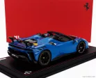 FERRARI  SF90 XX STRADALE SPIDER 2024 - CON VETRINA - WITH SHOWCASE  AZZURRO DINO - LIGHT BLUE BLACK YELLOW