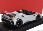 FERRARI  SF90 XX STRADALE SPIDER 2024 - CON VETRINA - WITH SHOWCASE  BIANCO ARTICO - WHITE MET ORANGE BLACK