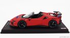 FERRARI  SF90 XX STRADALE SPIDER 2024 - CON VETRINA - WITH SHOWCASE  ROSSO LE-MANS - MATT RED BLUE BLACK