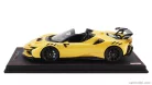 FERRARI  SF90 XX STRADALE SPIDER 2024 - CON VETRINA - WITH SHOWCASE  GIALLO TRISTRATO - YELLOW MET BLACK