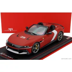   FERRARI  12CILINDRI V12 830cv SPIDER OPEN N 25 2025  ROSSO RACING - MATT RED WHITE