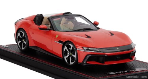 FERRARI  12CILINDRI SPIDER V12 830cv 2024 - CON VETRINA - WITH SHOWCASE  ROSSO DINO - RED