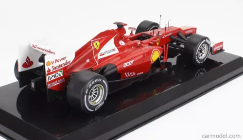 FERRARI  F1  F2012 N 5 SEASON 2012 FERNANDO ALONSO - CON VETRINA - WITH SHOWCASE  RED WHITE