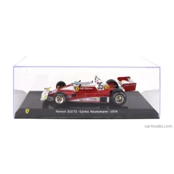  FERRARI  F1  312 T2 N 35 SEASON 1976 CARLOS REUTEMANN - CON VETRINA - WITH SHOWCASE  RED