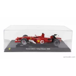   FERRARI  F1  248 F1 N 6 SEASON 2006 FELIPE MASSA - CON VETRINA - WITH SHOWCASE  RED WHITE