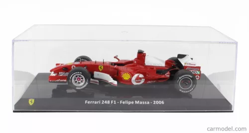 FERRARI  F1  248 F1 N 6 SEASON 2006 FELIPE MASSA - CON VETRINA - WITH SHOWCASE  RED WHITE