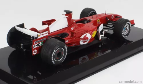 FERRARI  F1  248 F1 N 6 SEASON 2006 FELIPE MASSA - CON VETRINA - WITH SHOWCASE  RED WHITE