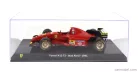 FERRARI  F1  412 T2 N 27 SEASON 1995 JEAN ALESI - CON VETRINA - WITH SHOWCASE  RED BLACK