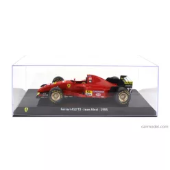   FERRARI  F1  412 T2 N 27 SEASON 1995 JEAN ALESI - CON VETRINA - WITH SHOWCASE  RED BLACK