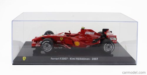 FERRARI  F1  F2007 N 6 WORLD CHAMPION SEASON 2007 KIMI RAIKKONEN - CON VETRINA - WITH SHOWCASE  F-1 RED MET