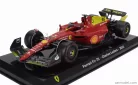 FERRARI  F1-75 SCUDERIA FERRARI N 16 POLE POSITION AND 2nd MONZA ITALY GP 2022 CHARLES LECLERC - CON VETRINA - WITH SHOWCASE  RED YELLOW
