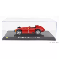   FERRARI   F1  D50 N 1 WORLD CHAMPION SEASON 1956 JUAN MANUEL FANGIO - CON VETRINA - WITH SHOWCASE  RED