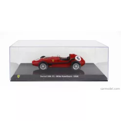   FERRARI  F1 DINO 246 N 5 WORLD CHAMPION 1958 MIKE HAWTHORN - CON VETRINA - WITH SHOWCASE  RED