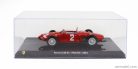 FERRARI  F1  156 N 2 WORLD CHAMPION SEASON 1961 PHIL HILL - CON VETRINA - WITH SHOWCASE  RED