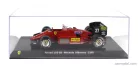 FERRARI  F1  156-85 N 27 SEASON 1985 MICHELE ALBORETO - CON VETRINA - WITH SHOWCASE  RED BLACK
