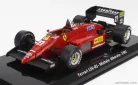 FERRARI  F1  156-85 N 27 SEASON 1985 MICHELE ALBORETO - CON VETRINA - WITH SHOWCASE  RED BLACK