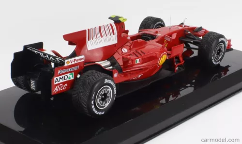 FERRARI  F1  F2008 N 2 SEASON 2008 FELIPE MASSA - CON VETRINA - WITH SHOWCASE  F-1 RED MET