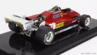 FERRARI  F1  126 C2 N 28 SEASON 1982 MARIO ANDRETTI - CON VETRINA - WITH SHOWCASE  RED
