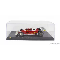   FERRARI  F1  312 T2 N 11 WORLD CHAMPION SEASON 1977 NIKI LAUDA - CON VETRINA - WITH SHOWCASE  RED