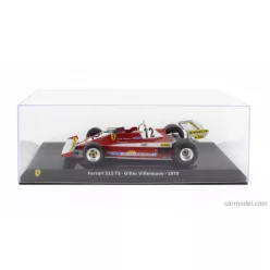   FERRARI  F1  312 T3 N 12 SEASON 1978 GILLES VILLENEUVE - CON VETRINA - WITH SHOWCASE  RED WHITE