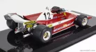 FERRARI  F1  312 T3 N 12 SEASON 1978 GILLES VILLENEUVE - CON VETRINA - WITH SHOWCASE  RED WHITE
