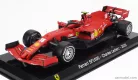 FERRARI  F1  SF1000 TEAM SCUDERIA FERRARI MISSION WINNOW N 16 SEASON 2020 CHARLES LECLERC - CON VETRINA - WITH SHOWCASE  MATT RED