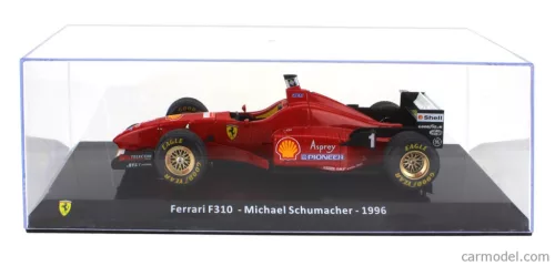 FERRARI  F1  F310 N 1 SEASON GP 1996 MICHAEL SCHUMACHER - CON VETRINA - WITH SHOWCASE  RED