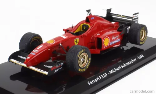 FERRARI  F1  F310 N 1 SEASON GP 1996 MICHAEL SCHUMACHER - CON VETRINA - WITH SHOWCASE  RED
