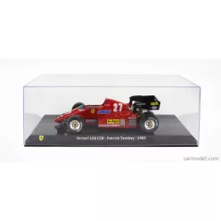   FERRARI  F1 126 C2B N 27 SEASON 1983 PATRICK TAMBAY - CON VETRINA - WITH SHOWCASE  RED