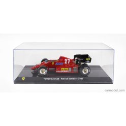   FERRARI  F1 126 C2B N 27 SEASON 1983 PATRICK TAMBAY - CON VETRINA - WITH SHOWCASE  RED