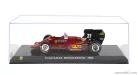 FERRARI  F1  126 C4 N 27 SEASON 1984 MICHELE ALBORETO - CON VETRINA - WITH SHOWCASE  RED BLACK