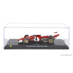   FERRARI  F1  312 B2 N 4 SEASON 1972 JACKY ICKX - CON VETRINA - WITH SHOWCASE  RED WHITE