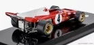 FERRARI  F1  312 B2 N 4 SEASON 1972 JACKY ICKX - CON VETRINA - WITH SHOWCASE  RED WHITE