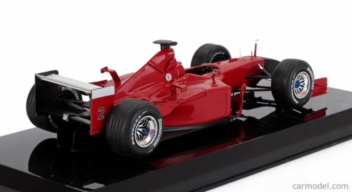 FERRARI  F1  F2001 N 2 2nd ITALY MONZA GP 2001 RUBENS BARRICHELLO - CON VETRINA - WITH SHOWCASE  RED WHITE BLACK