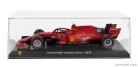 FERRARI  F1  SF90 TEAM SCUDERIA FERRARI MISSION WINNOW N 16 SEASON 2019 CHARLES LECLERC - CON VETRINA - WITH SHOWCASE  MATT RED