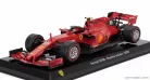 FERRARI  F1  SF90 TEAM SCUDERIA FERRARI MISSION WINNOW N 16 SEASON 2019 CHARLES LECLERC - CON VETRINA - WITH SHOWCASE  MATT RED