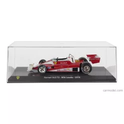   FERRARI  F1  312T2 N 1 SEASON 1976 NIKI LAUDA - CON VETRINA - WITH SHOWCASE  RED SILVER