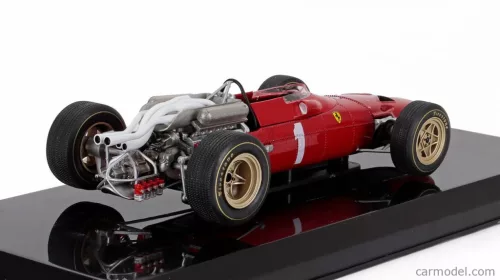 FERRARI  F1  312 F1-67 N 1 SEASON 1967 CHRIS AMON - CON VETRINA - WITH SHOWCASE  RED